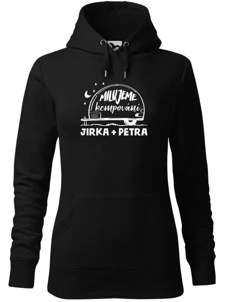 Dámská mikina Milujeme kempování