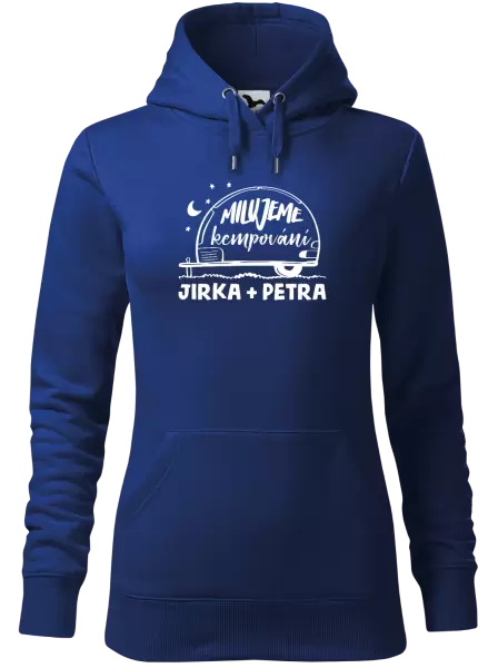Dámská mikina Milujeme kempování