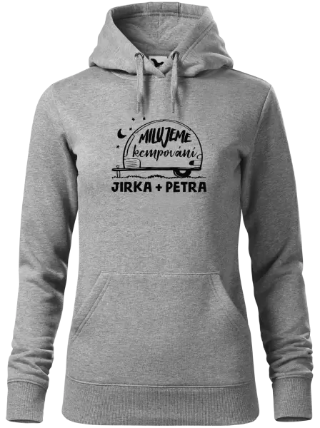 Dámská mikina Milujeme kempování