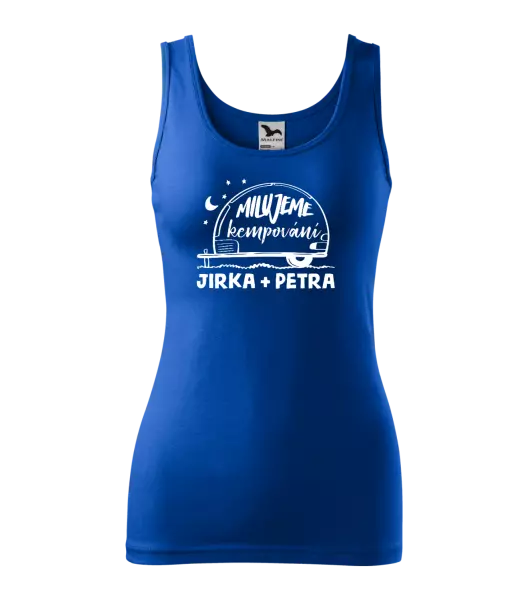 Dámské tílko Milujeme kempování