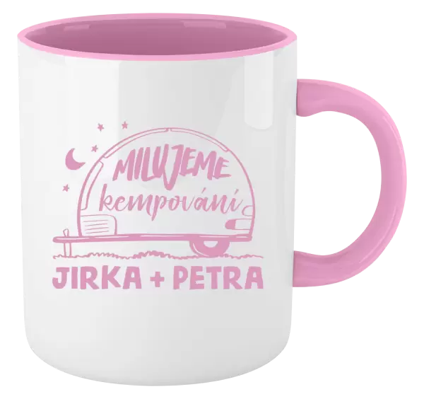 Hrnek Milujeme kempování