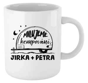 Hrnek Milujeme kempování