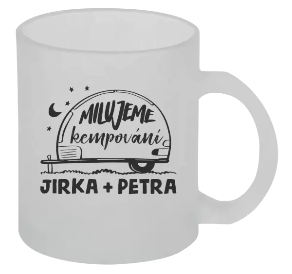 Hrnek Milujeme kempování