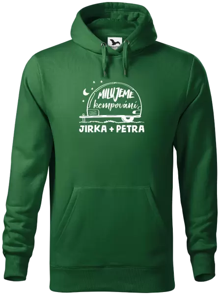 Pánská mikina Milujeme kempování