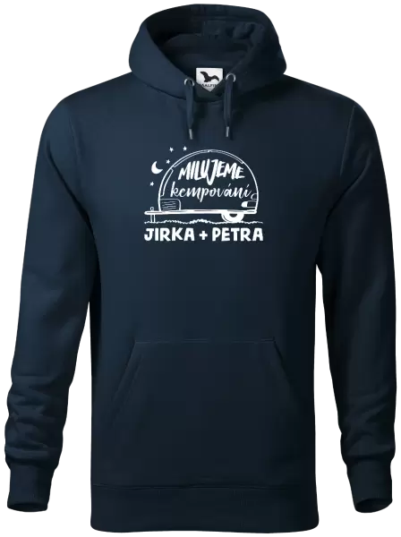 Pánská mikina Milujeme kempování