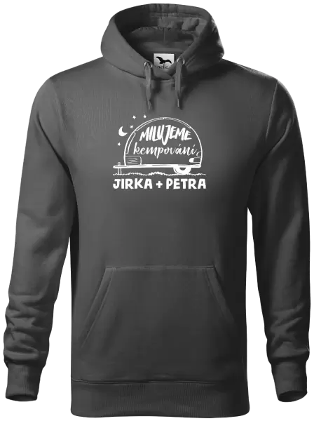 Pánská mikina Milujeme kempování