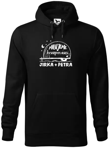 Pánská mikina Milujeme kempování