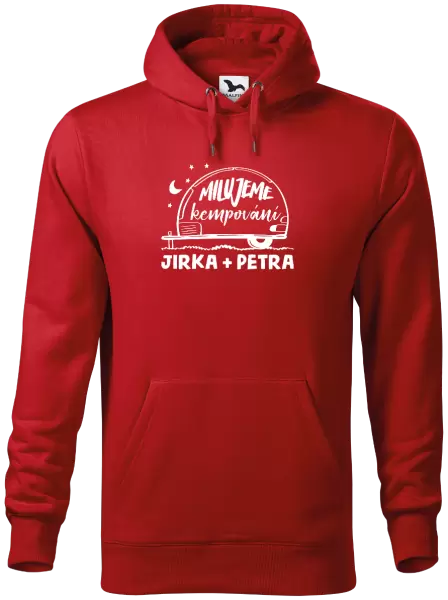 Pánská mikina Milujeme kempování