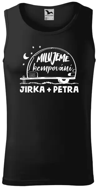 Pánské tílko Milujeme kempování