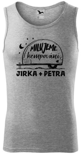 Pánské tílko Milujeme kempování