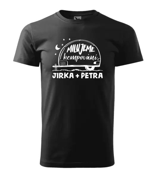 Pánské tričko Milujeme kempování