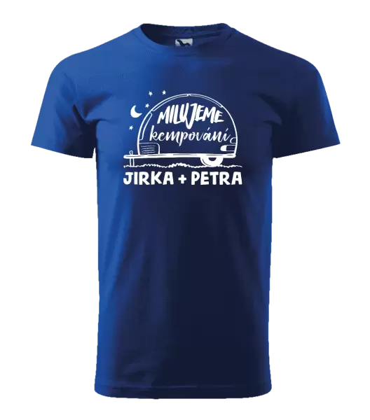 Pánské tričko Milujeme kempování