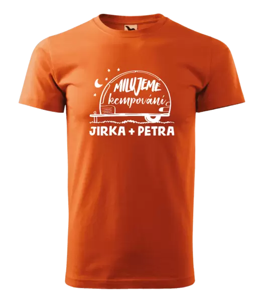 Pánské tričko Milujeme kempování