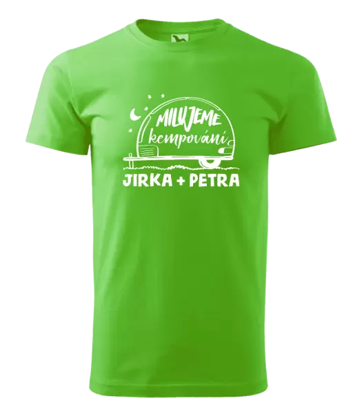 Pánské tričko Milujeme kempování