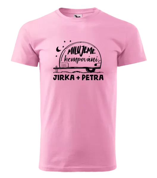 Pánské tričko Milujeme kempování