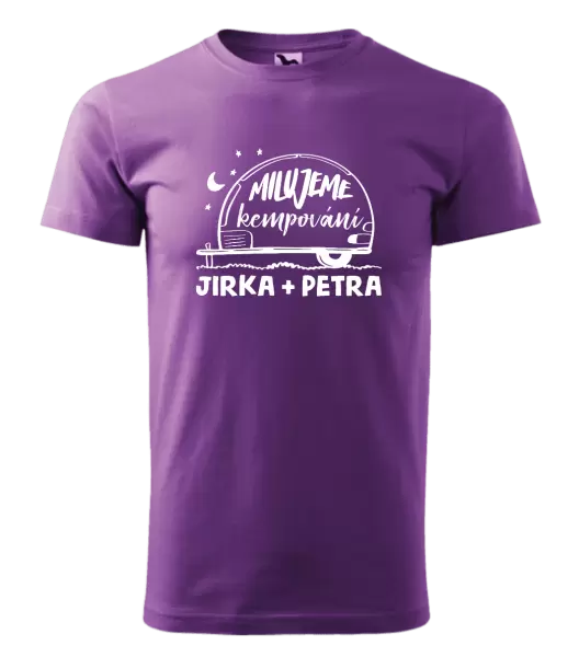 Pánské tričko Milujeme kempování