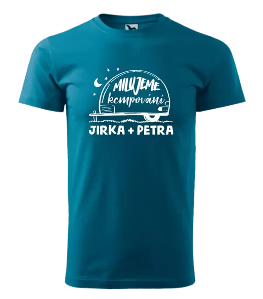 Pánské tričko Milujeme kempování