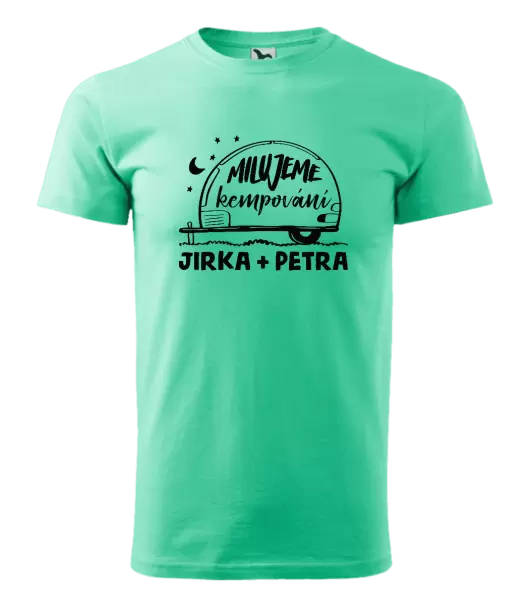 Pánské tričko Milujeme kempování