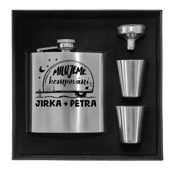 Placatka v krabičce Milujeme kempování