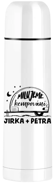 Termoska Milujeme kempování