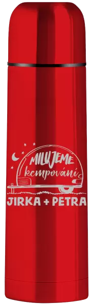 Termoska Milujeme kempování