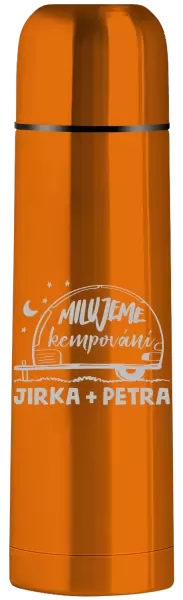 Termoska Milujeme kempování