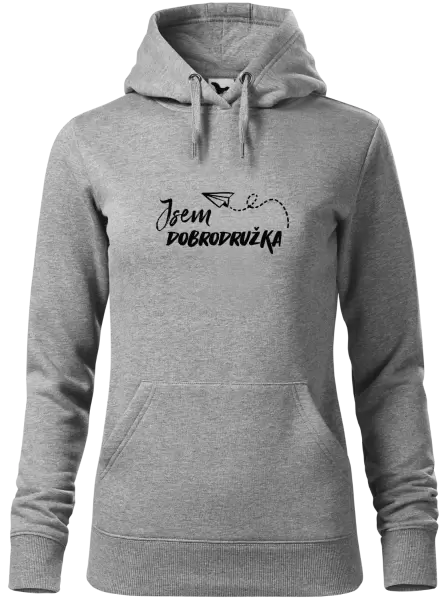 Dámská mikina Jsem dobrodružka