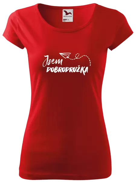 Dámské tričko Jsem dobrodružka