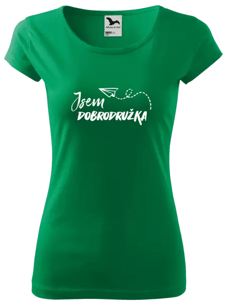 Dámské tričko Jsem dobrodružka