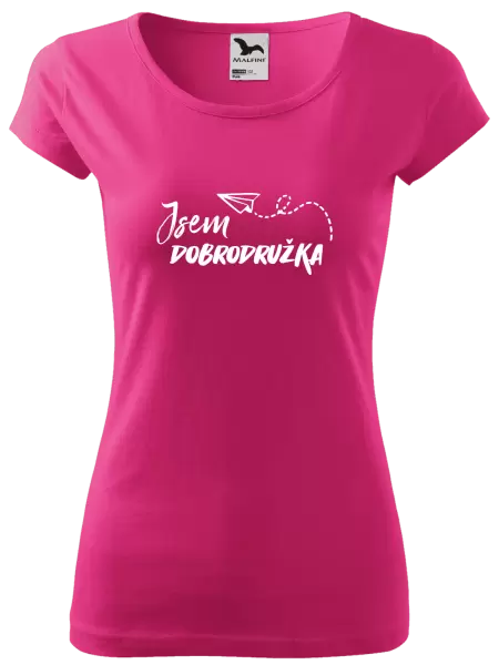 Dámské tričko Jsem dobrodružka