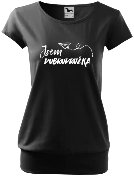 Dámské tričko Jsem dobrodružka