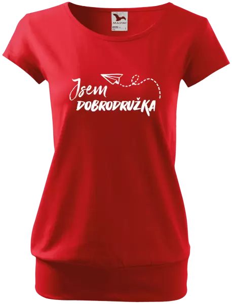 Dámské tričko Jsem dobrodružka