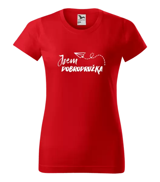 Dámské tričko Jsem dobrodružka