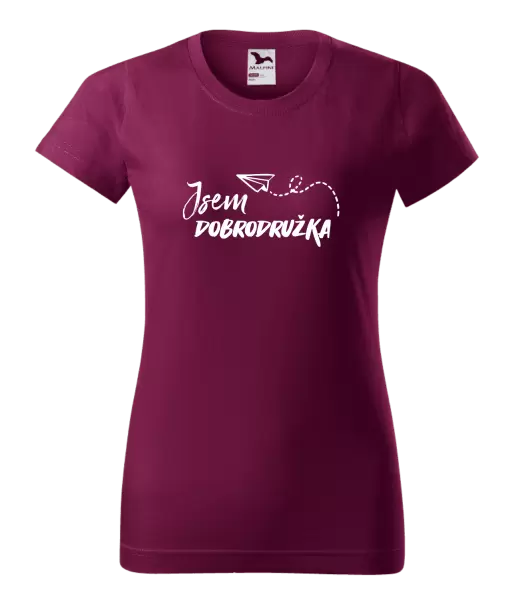 Dámské tričko Jsem dobrodružka