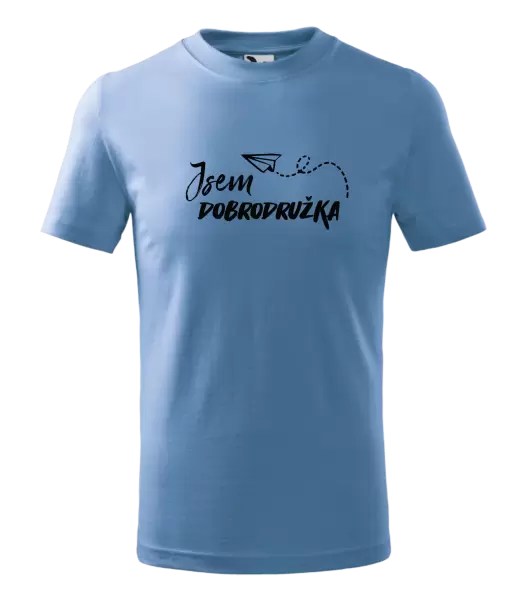 Dětské tričko Jsem dobrodružka