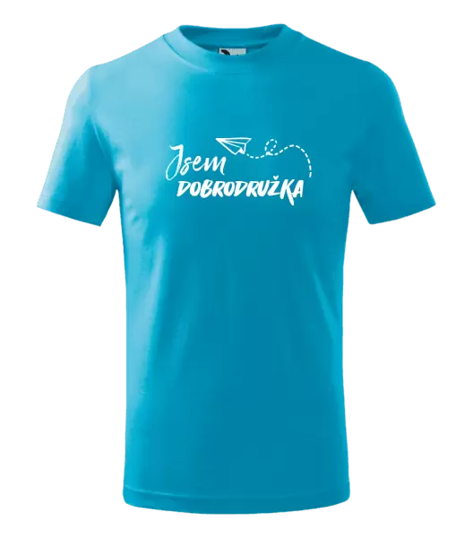 Dětské tričko Jsem dobrodružka