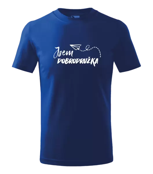 Dětské tričko Jsem dobrodružka