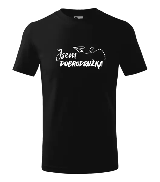 Dětské tričko Jsem dobrodružka