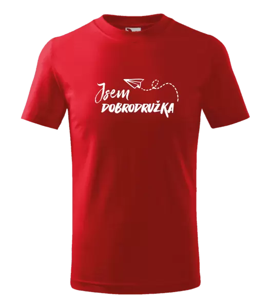 Dětské tričko Jsem dobrodružka