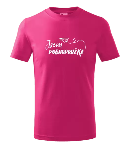 Dětské tričko Jsem dobrodružka