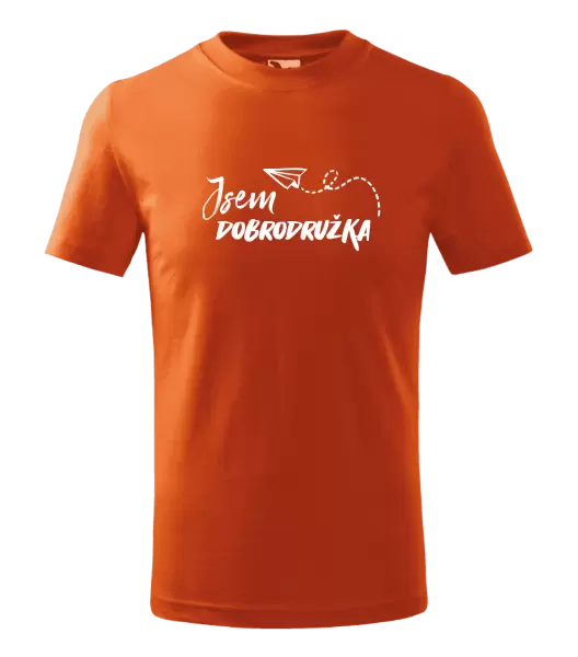 Dětské tričko Jsem dobrodružka