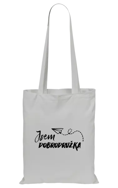 Látková taška Jsem dobrodružka