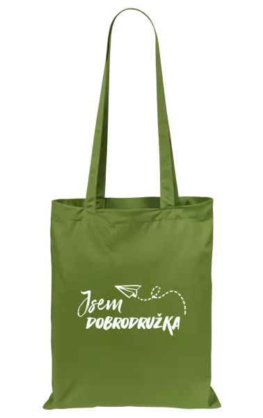 Látková taška Jsem dobrodružka