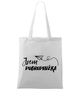 Látková taška Jsem dobrodružka