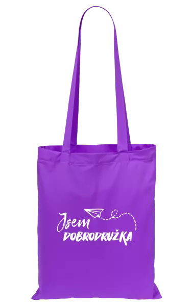 Látková taška Jsem dobrodružka