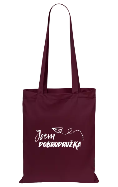 Látková taška Jsem dobrodružka