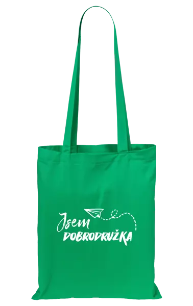 Látková taška Jsem dobrodružka