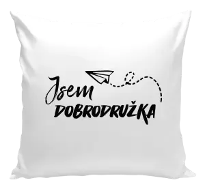 Polštář Jsem dobrodružka