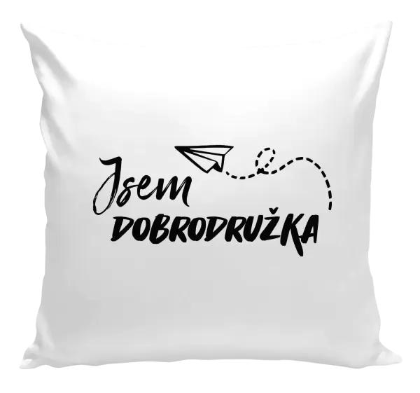 Polštář Jsem dobrodružka