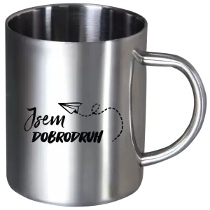 Nerezový hrnek Jsem dobrodruh